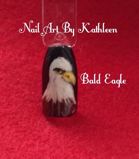 Bald Eagle, Memorial Day, Patriotic Nail Art Nail Art Bright, Eagle Nails, Nautical Nail Designs, Bird Nails, Nautical Nail Art, Sea Nail Art, Patriotic Nail, Daisy Nail Art, Nautical Nails