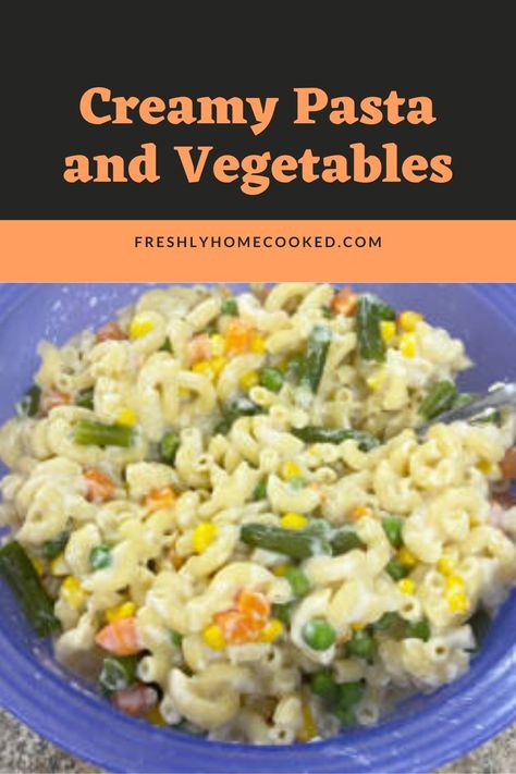 Easy Frozen Vegetable Side Dishes, Pasta And Frozen Veggies, Pasta With Mixed Vegetables, Pasta With Frozen Veggies, Easy Meals With Frozen Veggies, Bag Of Frozen Mixed Vegetables Recipes, Recipes Using Frozen Mixed Vegetables, Frozen Mixed Vegetable Recipes, Frozen Vegetable Recipes