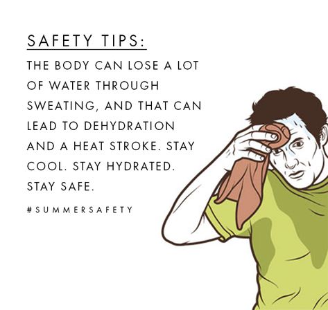 If you're sweating too much, then it's time to come out of the sun. The body can lose a lot of water through sweating, and that can lead to dehydration and a heat stroke. Stay cool. Stay hydrated. Stay safe. #SummerSafety Hydrate Quotes, Sweating Too Much, Summer Safety, Vision Board Images, Flexible Dieting, Dehydration, Stay Hydrated, Safety Tips, Stay Cool