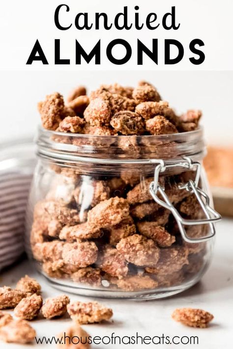 German Candied Almonds, Candy Almonds, Candied Almonds Recipe, Candy Almonds Recipe, Cinnamon Sugar Almonds, Nuts Recipes, Dips Appetizers, Orange Sweet Rolls, Christmas Nuts