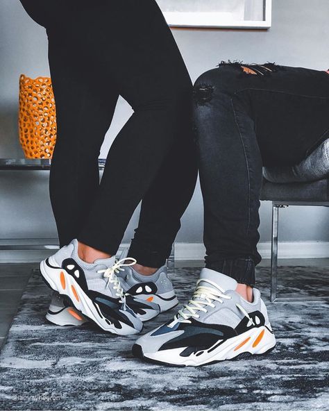 His And Hers Sneakers, His And Her Shoes, Yeezy 700 Outfit, Adidas Shoes Mens Sneakers, Yeezy Shoes Outfit, Yeezy Outfit Women, Yeezy Shoes Women, Yeezy Womens, Sneakers Yeezy