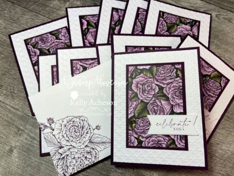 Stampin Up Favored Flowers, Happy 2023, Scrapbook Stamping, Creation Crafts, Be Amazing, My Live, Flower Stamp, Stamping Techniques, Fragrant Flowers