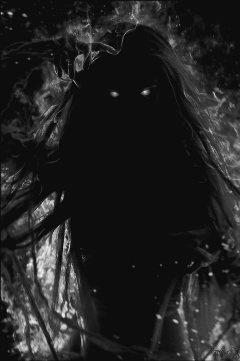 Female Demon Aethstetic, Night Aesthetic Profile Picture, Dark Goddess Aesthetic Art, Dark Entity Aesthetic, Shadow Witch Character, Shadow Witch Art, Tortured Soul Art, Shadows Aesthetic Dark, Dark Sorceress Aesthetic