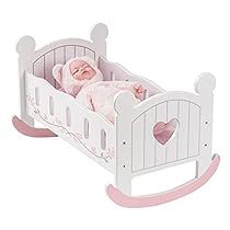 Wooden Doll Crib, Bed For Dolls, Wooden Doll Cradle, Baby Doll Cradle, Baby Doll Crib, Baby Doll Bed, Cradle Bedding, Real Life Baby Dolls, Doll Cradle