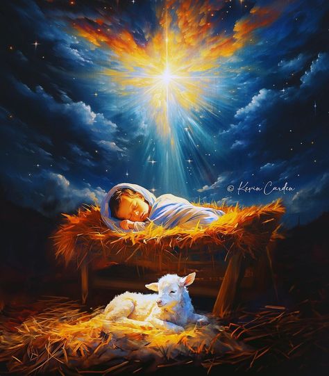 Jesus Blessing Images, Blessed Scripture, Kevin Carden, Jesus Decor, Nativity Art, Jesus Love Images, Blessed Christmas, The Peace Of God, Catholic Christmas