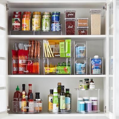 The Home Products on My First-Home Wishlist | The Everygirl The Home Edit Pantry, Home Edit Pantry, Narrow Pantry, Deep Drawer Organization, Pantry Bin, Home Edit, Small Pantry, The Home Edit, Pantry Shelf