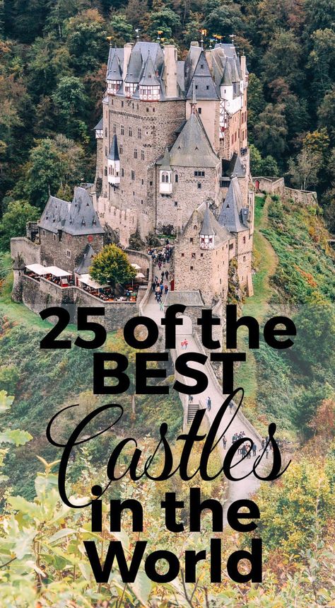 25 of The Best Castles in the World - just some housing options. Places Video, Castles Of The World, Historical Travel, House Minimalist, Big Mansions, Beast's Castle, European Palace, Castles To Visit, Houses Interior