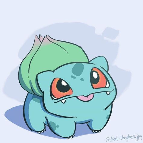 Pokemon Bulbasaur Tattoo, Cute Bulbasaur Drawing, How To Draw Bulbasaur, Pokemon Bulbasaur Art, Bulbasaur Doodle, Art Cute Kawaii Anime, Kawaii Bulbasaur, Bulbasaur Drawing, Bulbasaur Cute