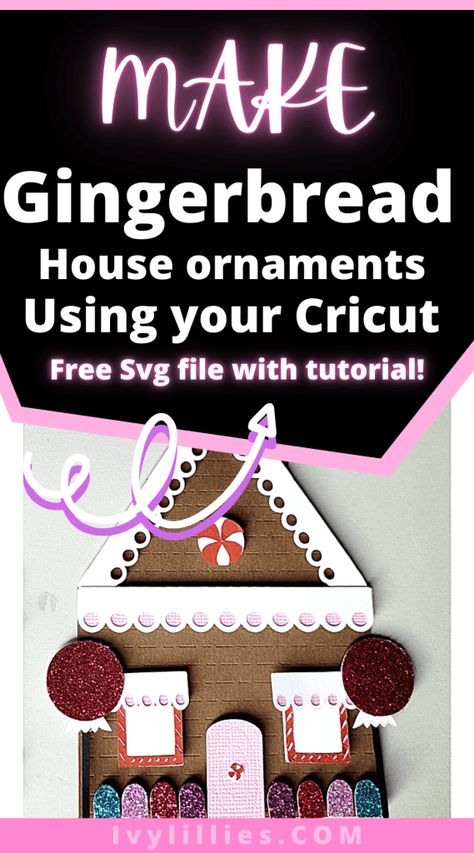 Harry Potter Theme Christmas, Make Gingerbread House, Gingerbread Diy Crafts, Gingerbread House Ornament, Peppermint Ornament, How To Make Gingerbread, Gingerbread Diy, Kid Friendly Crafts, Christmas Topper