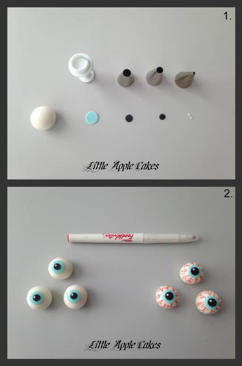 Eyeball Tutorial, Hansel And Gretel Halloween, Halloween Fingers, Witch Fingers, Polymer Clay Halloween, Halloween Clay, Hansel And Gretel, Halloween Miniatures, ดินปั้น Polymer Clay