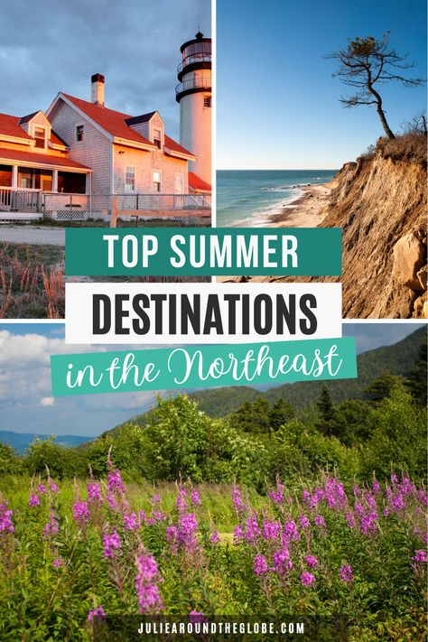 Planning a summer vacation in the Northeast and wondering where to go? From sandy beaches to breathtaking mountain ranges, you’ll find plenty of great summer destinations in the Northeast. The Northeast region of the United States offers some of the most beautiful and exciting vacation spots with plenty of fun things to do during this time of year. Click on the pin to discover some of the best Northeast summer vacation spots! Northeast Summer, Summer Weekend Getaway, Best Summer Vacations, Best Weekend Trips, Summer Travel Destinations, Summer Vacation Spots, Northeast Region, New England Road Trip, Best Vacation Destinations