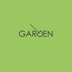 Garden Logo Design Ideas, Garden Typography, Gardening Logo, Clever Logo Design, Logo Word, Negative Space Logos, Typographic Logo Design, Inspiration Logo Design, Logo Design Inspiration Creative