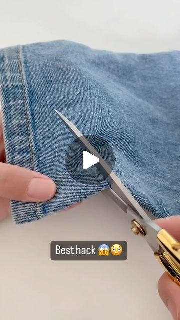 Tauba Tauba, Casting Off Knitting, Sewing Hems, Indoor Crafts, Denim Repair, Diy Clothes Hacks, Mending Clothes, Sewing Jeans, Clothes Jeans