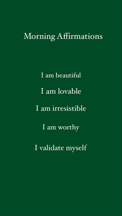 Use these affirmations to gain self confidence and love Gaining Confidence Back Quotes, Irresistible Affirmations, Irresistible Quotes, Gain Self Confidence, Affirmation Daily, Happy Mind, Reflection Quotes, Happy Minds, Doing Me Quotes