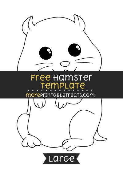 Free Hamster Template - Large Hamster Preschool Craft, Hamster Activities For Preschool, Pet Theme, Pets Preschool Theme, Aunt Life, Preschool Theme, Hamsters, Work Ideas, Lesson Plan