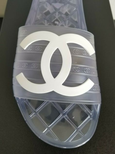 Chanel Jelly Sandals, Mules Chanel, Chanel Mules, Black Leather Trainers, Chanel Slides, Shoes Heels Stilettos, Logo Transparent, Louis Vuitton Shoes Heels, Shoe Heels