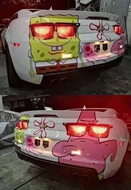 Patrick Spongebob, Mobil Drift, Car Memes, Sponge Bob, Street Racing Cars, Street Racing, Pretty Cars, Very Funny Pictures