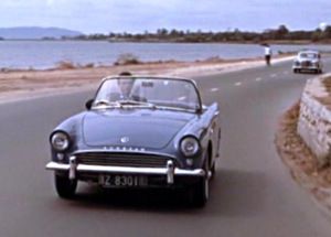 The first James Bond car - The Sunbeam Alpine James Bond Gadgets, James Bond Car, Sunbeam Alpine, James Bond Cars, Coolest Cars, Bond Cars, 007 James Bond, James Bond Movies, Car Museum