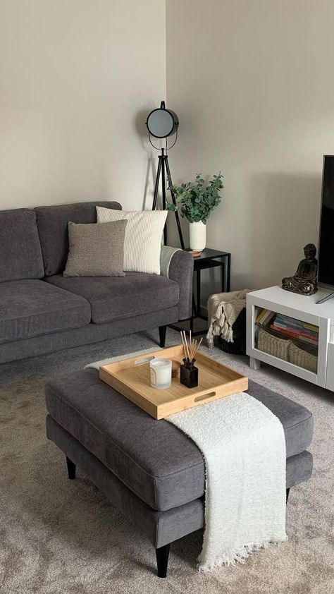 Grey sofas will never go out of style for home decor. Our mid grey shade is the perfect colour for any modern inspired home. Grey is so diverse you could even put a grey sofa in a minimalist or japandi inspired home. Our sofas are available in endless configurations from three seaters to corner sofas to sofa beds. Shop grey sofas now 👉 Grey Sofa Lounge Decor, Cushions For A Dark Grey Sofa, Large Grey Sofa Living Room, Grey Sofa Wood Furniture, Dark Grey Corner Sofa Living Room Ideas, Colours To Go With Charcoal Grey Sofa, Grey Sofa Lounge, Grey Carpet Sofa, Slate Grey Sofa Living Room Ideas