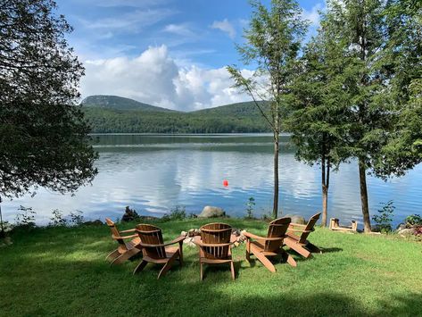 Vermont Lake House, Lake Willoughby Vermont, Lake Airbnb, Country Lake House, Lake Willoughby, Paradise House, House On Lake, Lake Property, Lake Party