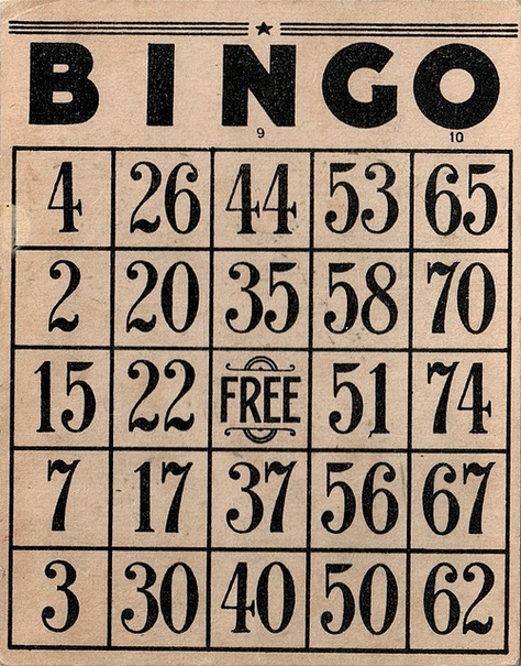 bingo card Bingo Party, Bingo Card, Graphics Fairy, Bingo Games, Bingo Cards, Vintage Printables, All Craft, Vintage Images, Junk Journals