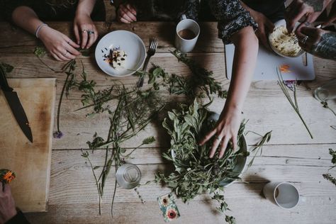 Nurture Your Whole Health With These 5 Herbs—& Easy Infusion, Tea, And Bath Recipes Herbs For Protection, Julia Child, Beltane, Green Witch, Organic Herbs, Healing Herbs, Growing Herbs, Herbal Supplements, Medicinal Herbs