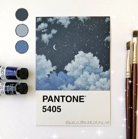 Pantone Challenge, Pantone Paint, Paint Swatch Art, Pantone Palette, Paint Swatches, Gouache Art, Postcard Art, Paint Samples, Diy Canvas Art Painting