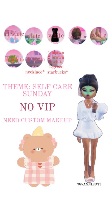 DRESS TO IMPRESS Dress To Impress Theme Selfcare Sunday, Dress To Impress Self Care Sunday Theme, Self Care Dress To Impress, Self Care Sunday Outfit, Selfcare Sunday Dress To Impress, Dress To Impress Self Care Sunday, Photographer Dress To Impress, Happy Dress To Impress, Katy Perry Dress