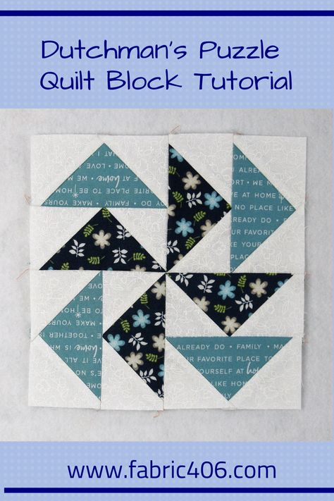 Dutchmans Puzzle Quilt, Dutchman’s Puzzle Quilt, German Quilt Patterns, Free Quilt Patterns Printables, Half Square Triangle Quilts Pattern, Puzzle Quilt, Quilts Blocks, Quilt Blocks Easy, Modern Quilt Blocks