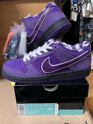 Nike Sb Purple Lobster Size 8 Concepts Purple Lobster, Nike Sb Dunk Low, Sb Dunk Low, Purple Shoes, Nike Sb Dunk, Nike Sb Dunks, Sb Dunk, Custom Nikes, Nike Fashion