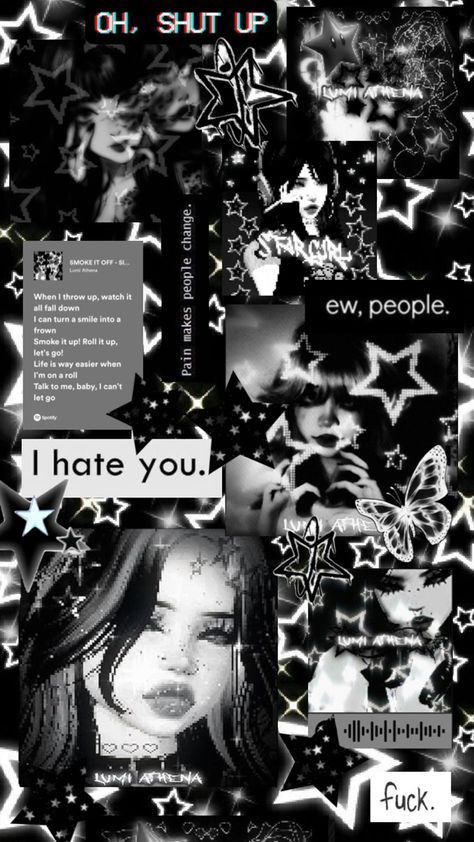 i hope y’all like this<3 Collage, White, Black