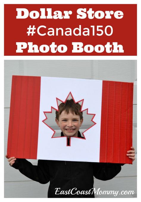 Canada Day photo booth... made from dollar store supplies. #DollarStoreCraft #ECMCanada150 #CanadaDay Canada Party Decorations, Canada Day Ideas, Canada Day Party Ideas, Canada Themed Party, International Day Ideas, Canada Day Activities For Kids, Canada Day Crafts For Kids, Canada Day Decor, Canada Day Party Decorations