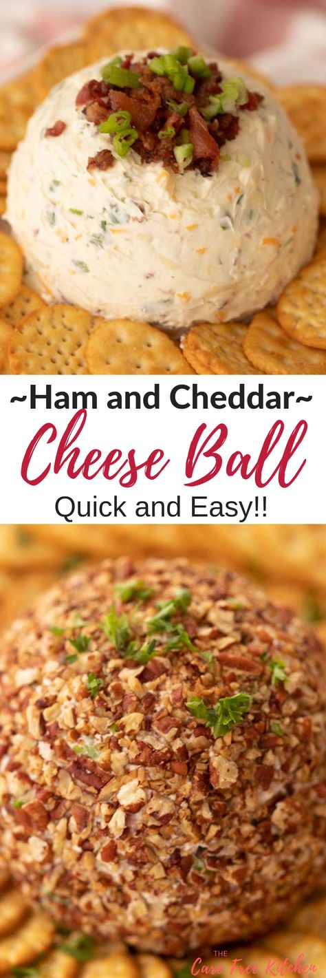 Ham And Cheese Balls Recipe, Ham And Onion Cheeseball, Ham Cheese Ball Recipes Easy, Ham Cheeseball Recipes, Ham Balls Recipe Cream Cheeses, Ham And Green Onion Cheese Ball, Ham Cheese Ball Recipes, Ham Ball Recipe, Ham And Cheese Ball