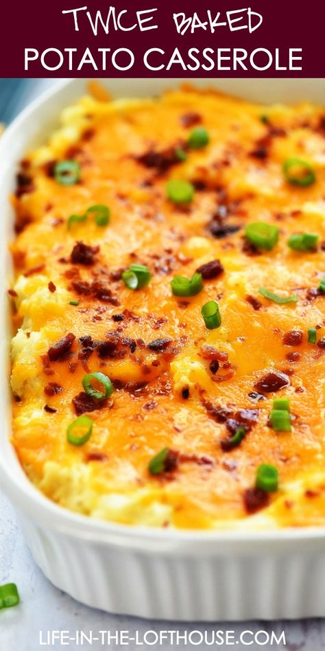 My Life Recipes, Bake Potato Casserole, What To Eat With Baked Potatoes, Twice Baked Mashed Potatoes Recipe, Twice Baked Potatoe Casserole, Twice Baked Potato Casserole Recipe Easy, Easy Twice Baked Potatoes Casserole, Twice Baked Potato Casserole Recipe Best, Twice Baked Potato Recipe Casseroles