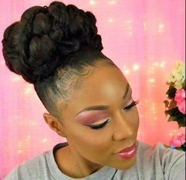 Black Wedding Hairstyles, Hairstyles Medium Length, Bridal Bun, Bridal Hair Buns, Peinados Recogidos, Natural Hair Updo, Long Natural Hair, Penteado Cabelo Curto, Wedding Hairstyles Updo