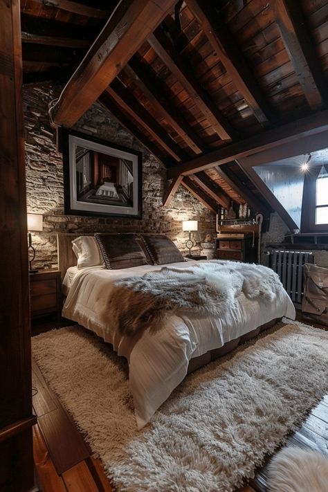 Viking Room Aesthetic, Masculine Bedrooms Ideas, Bedroom Ideas Male, Home Decor Masculine, Bedroom Ideas Masculine, Viking Bedroom, Male Bedrooms, Bedroom Male, Aesthetic Cute Art