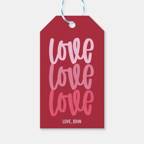 Gift Tag Template, Love Tag, Valentine Coloring, Valentine Tags, Tag Template, Valentine Fun, Love Love Love, Love Valentines, Love Love