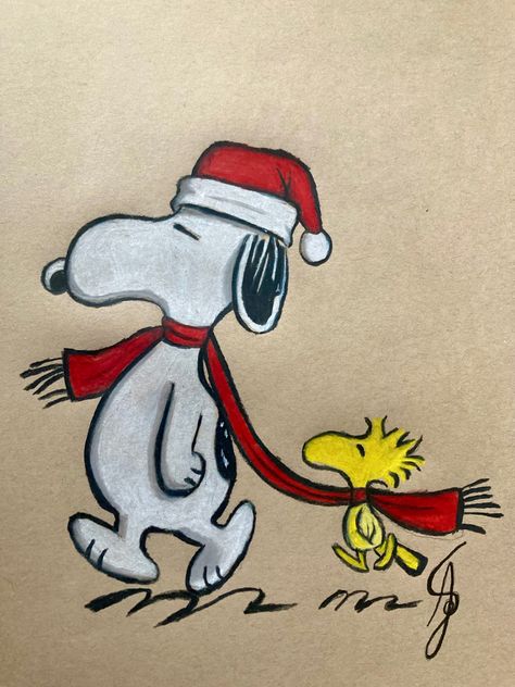 Art Snoopy Chalk Art, Chalk Art Sidewalk, Christmas Chalk Art, Christmas Chalk, Christmas Drawings, Sidewalk Chalk, Christmas Drawing, Chalk Art, 12 Days Of Christmas