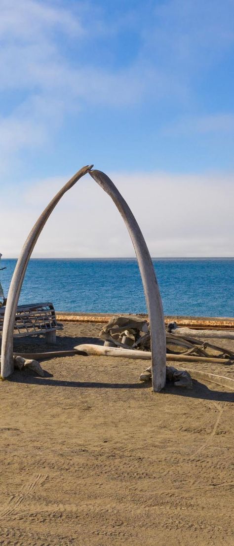 Utqiagvik Alaska, Barrow Alaska, Travel Alaska, Visit Alaska, Native Culture, Arctic Ocean, Alaska Travel, Midnight Sun, Archaeological Site