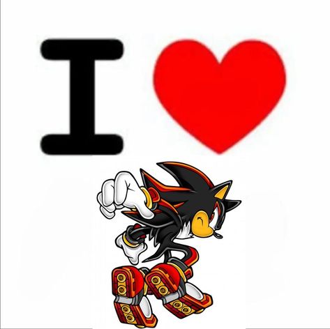 I Love Shadow The Hedgehog, Shadow Icons Aesthetic, Sonadow Pfp, Shadow The Hedgehog Pfp, Shadow X Sonic, Shadow Pfp, Shadow Icons, Heart Shadow, Sonic 3