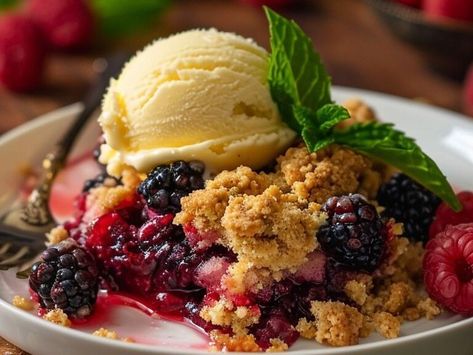 Summer's Mixed Berry Crumble: A Sweet and Tangy Delight - NewsBreak Dump Cake Easy, Blueberry Dump Cake, Blueberry Dump Cake Recipes, Filling Cake, Blackberry Crisp, Oatmeal Crumble, Oatmeal Crisp, Blueberry Dump Cakes, Dump Cakes