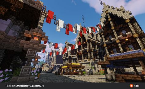 배너 Minecraft Market, Zicxa Photos, Minecraft Building Blueprints, Minecraft Town, Minecraft Kingdom, Minecraft Decoration, Minecraft Village, Minecraft Banner, Minecraft Mansion