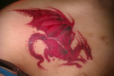 Dragon Age Origins Tattoo, Dragon Age Tattoo Ideas, Dragon Age Tattoo, Age Tattoo, Blood Dragon, Red Dragon Tattoo, Love Dragon, Super Tattoo, Tattoo Dragon