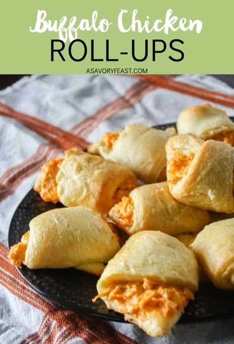 Spicy Chicken Roll Ups, Buffalo Chicken Puffs, Buffalo Chicken Croissant, Buffalo Chicken Crescent Rolls, Dip Recipe Videos, Buffalo Chicken Roll Ups, Buffalo Chicken Roll Up, The Best Buffalo Chicken Dip, Buffalo Chicken Appetizers