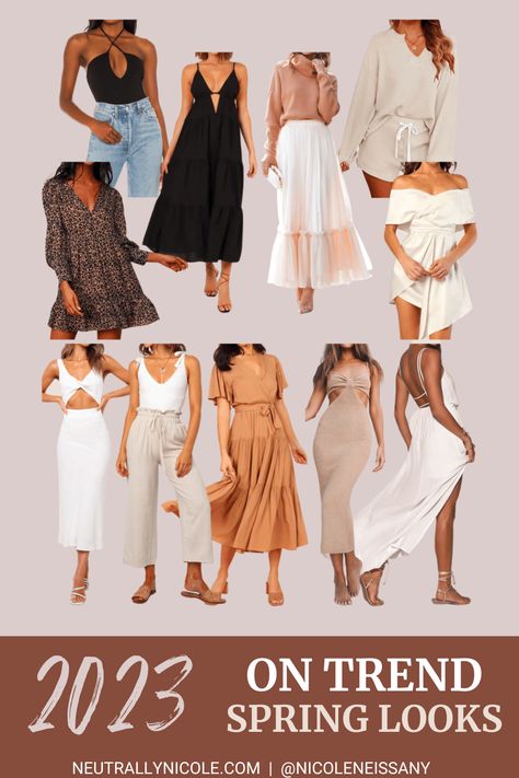 2023 Summer Dress Outfits, Trendy Spring Clothes 2023, Outfit Trends 2023 Spring, Spring And Summer Trends 2023, Women Fashion Spring 2023, Summer2023 Fashion Trends, Best Spring Outfits 2023, Spring Fashion Over 40 2023, 2023 Outfits Trends Spring