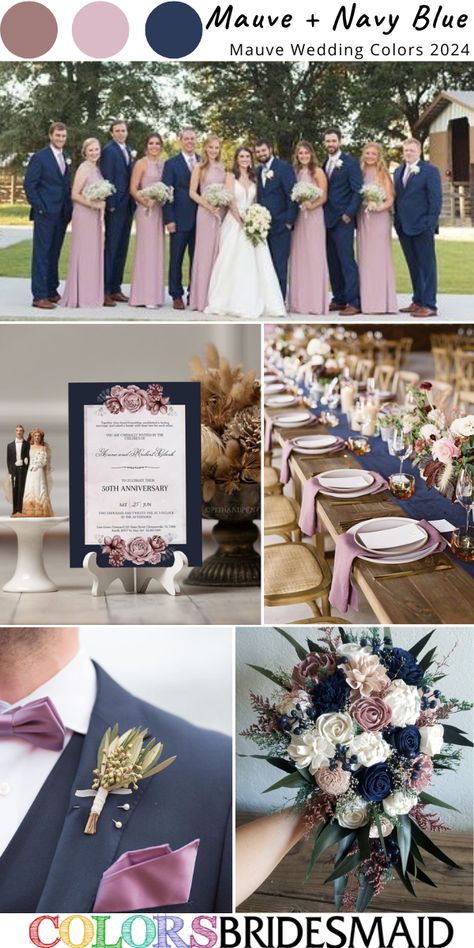 Best 8 Mauve Wedding Color Combos for 2024 - ColorsBridesmaid Spring Wedding Color Schemes 2024, May 2024 Wedding Colors, April 2024 Wedding, April Wedding Colors 2024, Mauve And Black Wedding Theme, Wedding Theme Ideas 2025, Bride To Be Ideas Party, Winter Wedding Color Palette 2024, June Wedding Colours