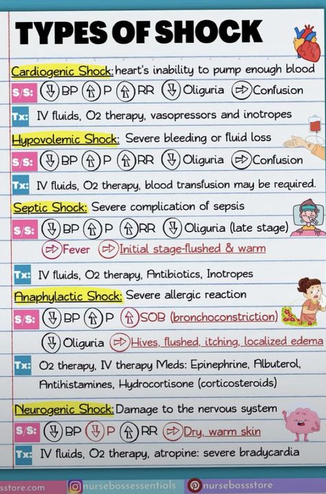 Emt Study Shock, Nursing Shock Notes, Inotropic Chronotropic Dromotropic, Emt Tips And Tricks, Clinical Medical Assistant Notes, Emt Medical Terminology, Ekg Study Guide, Clinical Nursing Student, Nursing Skills Lab