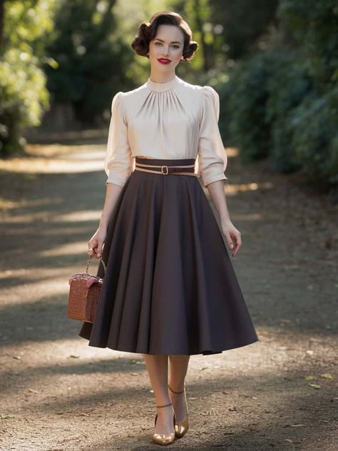 15 Modesty Outfit Ideas That Prove Covered-Up Can Be Cool 6 Business Formal Skirt, Classic Woman Style, Elegant Outfit Ideas, Trending Dress, Stylish Prom Dress, Classy Skirts, Skirt Styles, Prom Look, Modesty Outfits