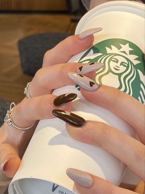 Starbucks Nails, Café Starbucks, Art Idea, Nails Inspo, Girly Things, Nail Inspo, Nail Art, Nails, Pins