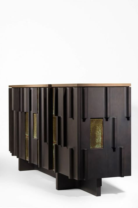 Bruno Moinard, Crockery Design, Iconic Furniture, Console Storage, Console Cabinet, Oak Stain, Sideboard Console, Elegant Interiors, Side Cabinet